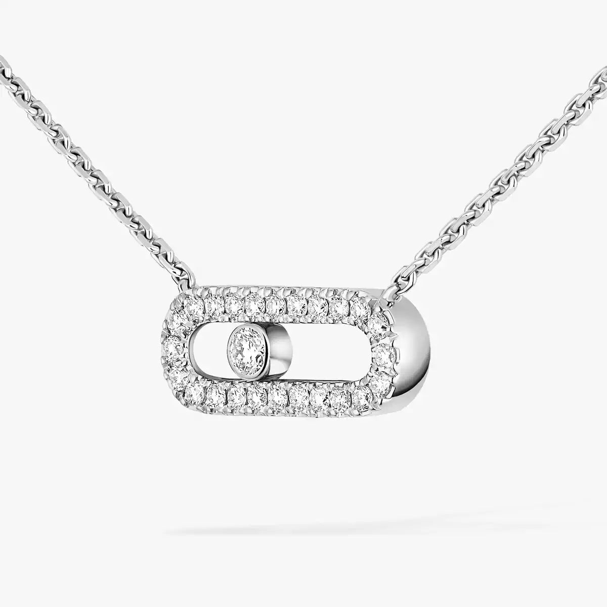 [Stars Jewelry]Diamond Necklace Move Uno