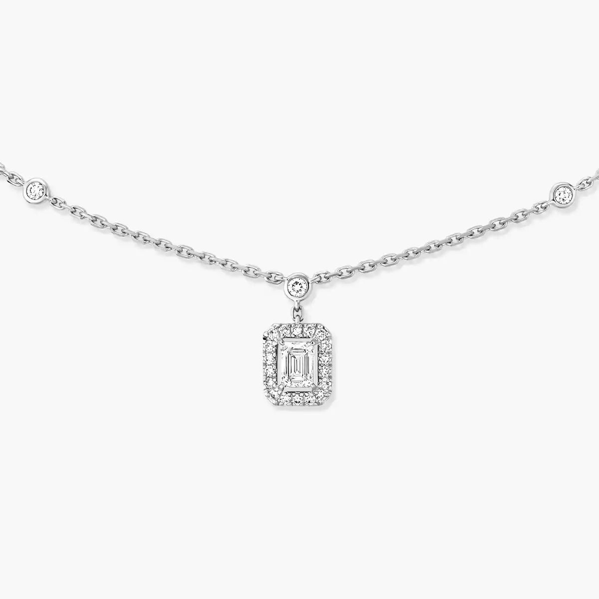 [Stars Jewelry]My Twin Diamond Necklace in Silver