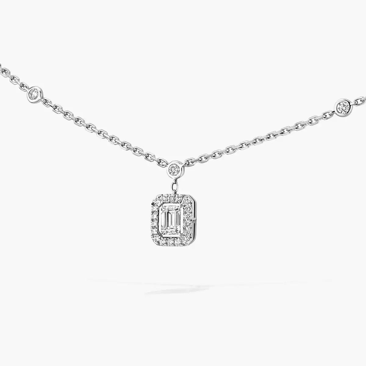 [Stars Jewelry]My Twin Diamond Necklace in Silver