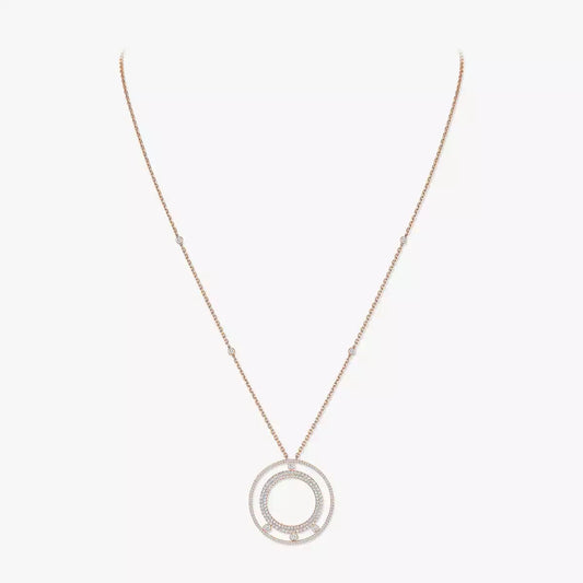 [Stars Jewelry]Move Romane Long Pave_-Set Diamond Necklace