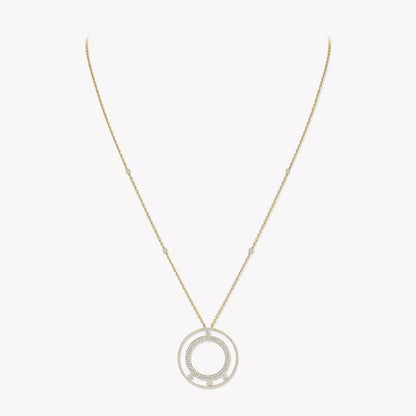 [Stars Jewelry]Move Romane Long Pave_-Set Diamond Necklace