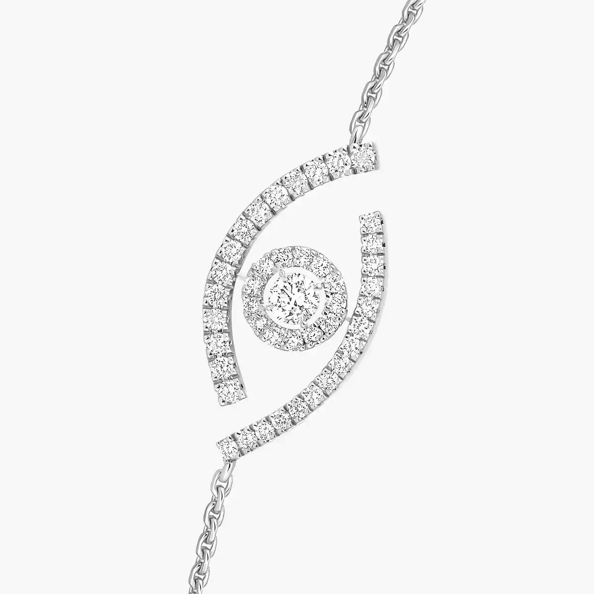 [Stars Jewelry]Lucky Eye Pave-Set Diamond Bracelet