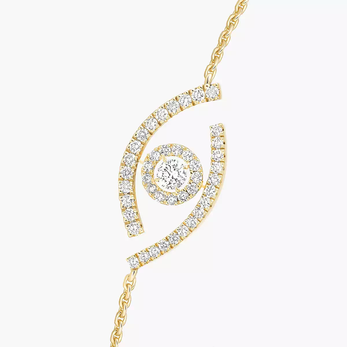 [Stars Jewelry]Lucky Eye Pave-Set Diamond Bracelet