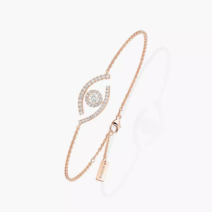 [Stars Jewelry]Lucky Eye Pave-Set Diamond Bracelet