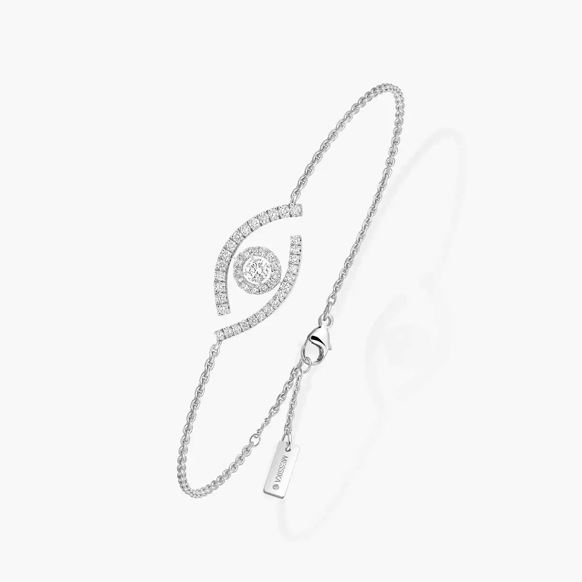 [Stars Jewelry]Lucky Eye Pave-Set Diamond Bracelet