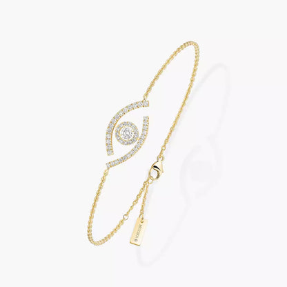 [Stars Jewelry]Lucky Eye Pave-Set Diamond Bracelet
