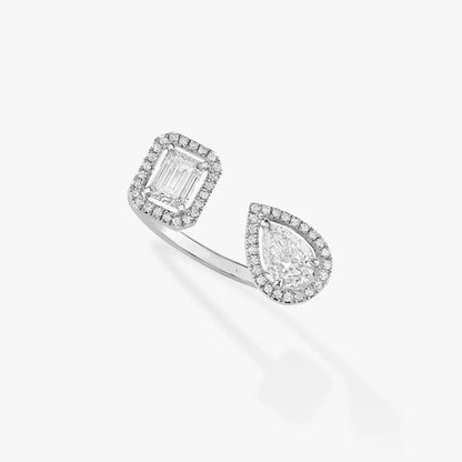 [Stars Jewelry]MY TWIN TOI & MOI SILVER DIAMOND RING