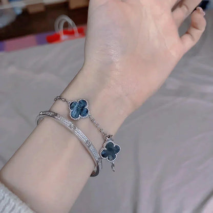 [Star Jewelry]CLOVER 5 MOTIF PIETERSITE BRACELET COLLECTION