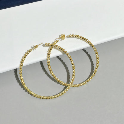 [✨Start💎] SMOOTH BEAD STUD EARRINGS