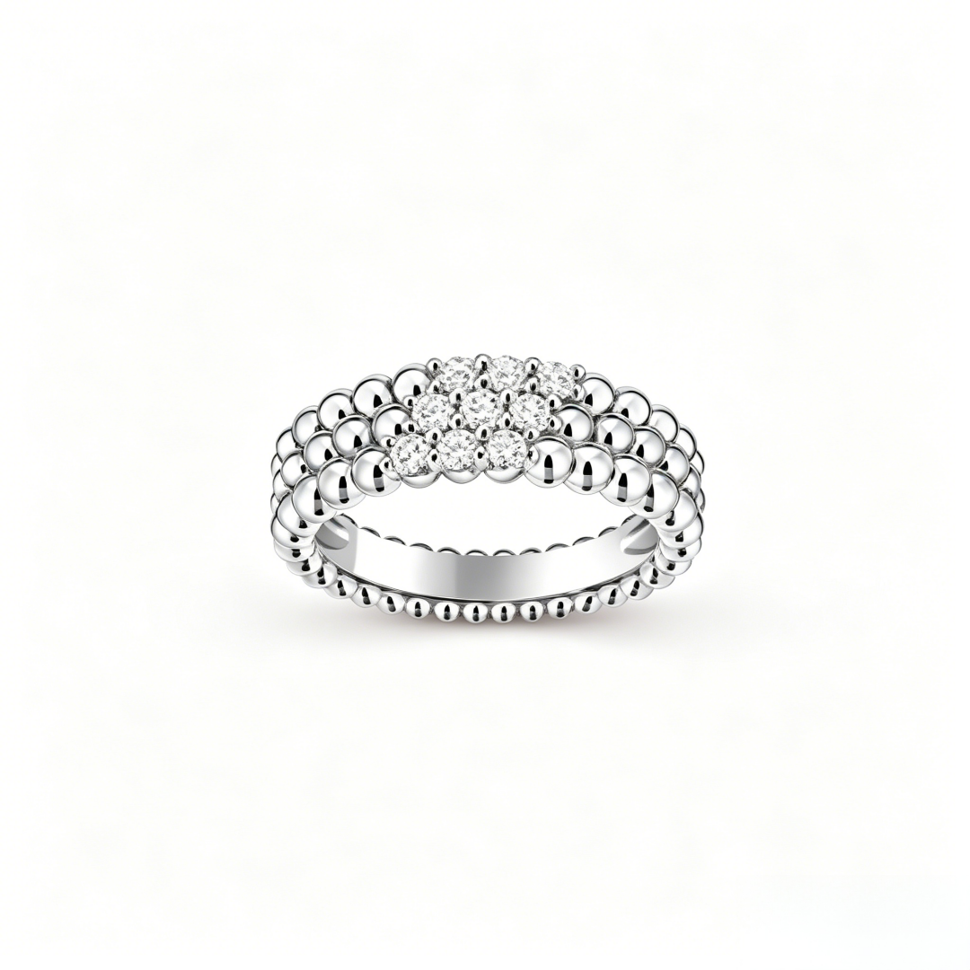 [✨Start💎] THREE-ROW DIAMOND RING
