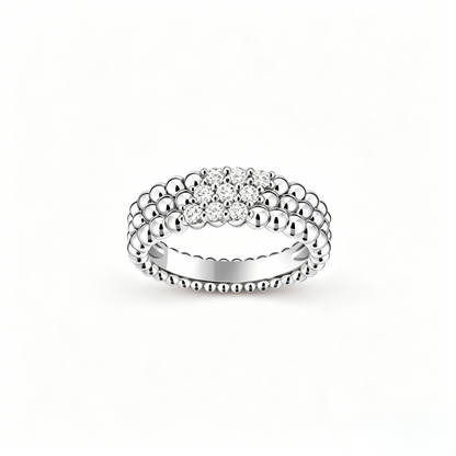 [✨Start💎] THREE-ROW DIAMOND RING