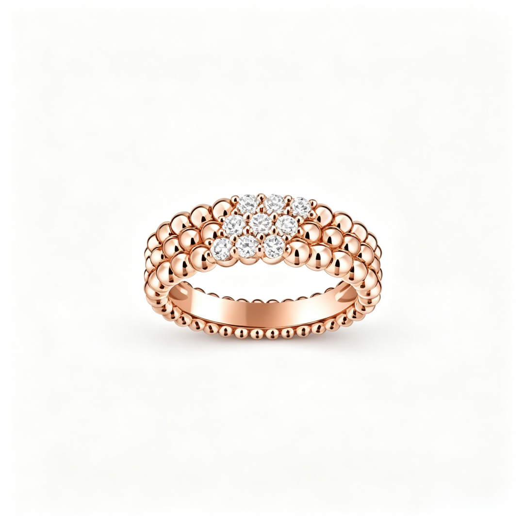 [✨Start💎] THREE-ROW DIAMOND RING
