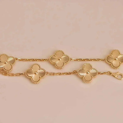 [Star Jewelry] CLOVER 5 MOTIF LASER BRACELET COLLECTION