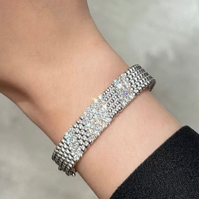 [✨Start💎]  FIVE-ROW DIAMOND BRACELET