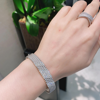 [✨Start💎]  FIVE-ROW DIAMOND BRACELET