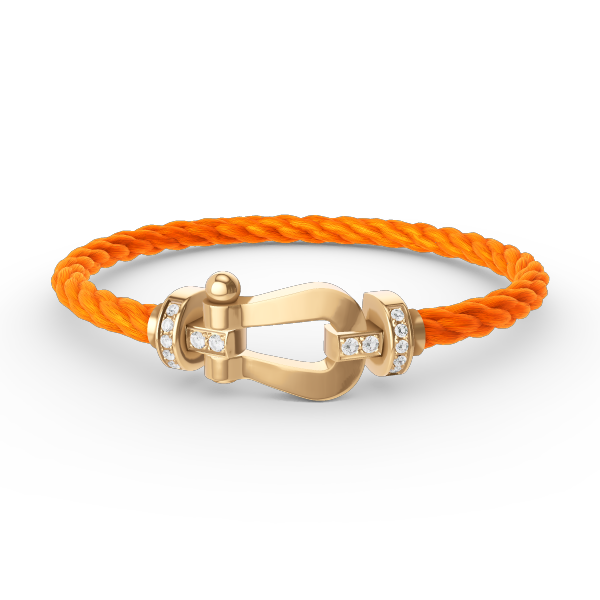 [Star Jewelry]FORCE LARGE HORSESHOE HALF DIAMOND BRACELET GOLD