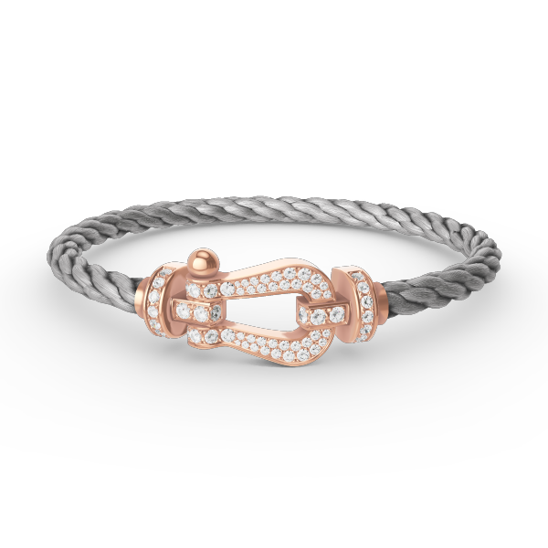[Star Jewelry]FORCE LARGE HORSESHOE FULL DIAMOND BRACELET ROSE GOLD
