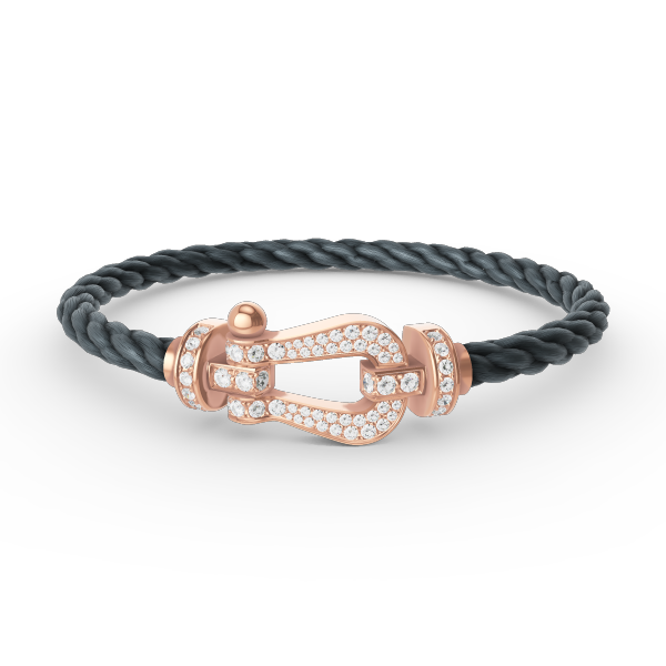 [Star Jewelry]FORCE LARGE HORSESHOE FULL DIAMOND BRACELET ROSE GOLD