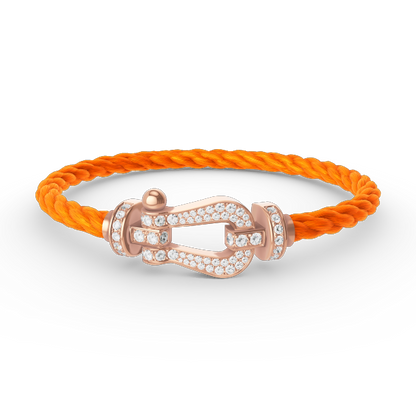 [Star Jewelry]FORCE LARGE HORSESHOE FULL DIAMOND BRACELET ROSE GOLD