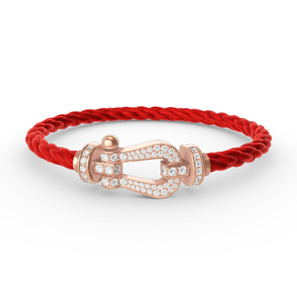 [Star Jewelry]FORCE LARGE HORSESHOE FULL DIAMOND BRACELET ROSE GOLD