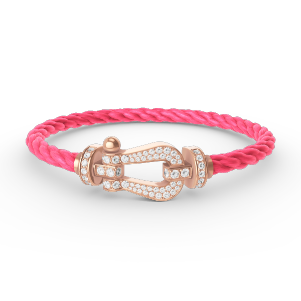 [Star Jewelry]FORCE LARGE HORSESHOE FULL DIAMOND BRACELET ROSE GOLD