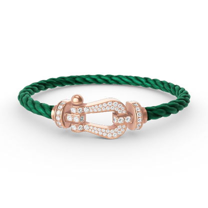 [Star Jewelry]FORCE LARGE HORSESHOE FULL DIAMOND BRACELET ROSE GOLD