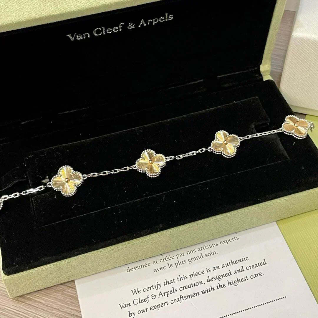 [Star Jewelry] CLOVER 5 MOTIF LASER BRACELET COLLECTION