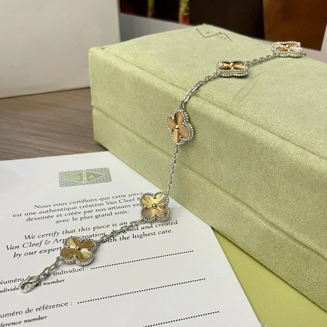 [Star Jewelry] CLOVER 5 MOTIF LASER BRACELET COLLECTION