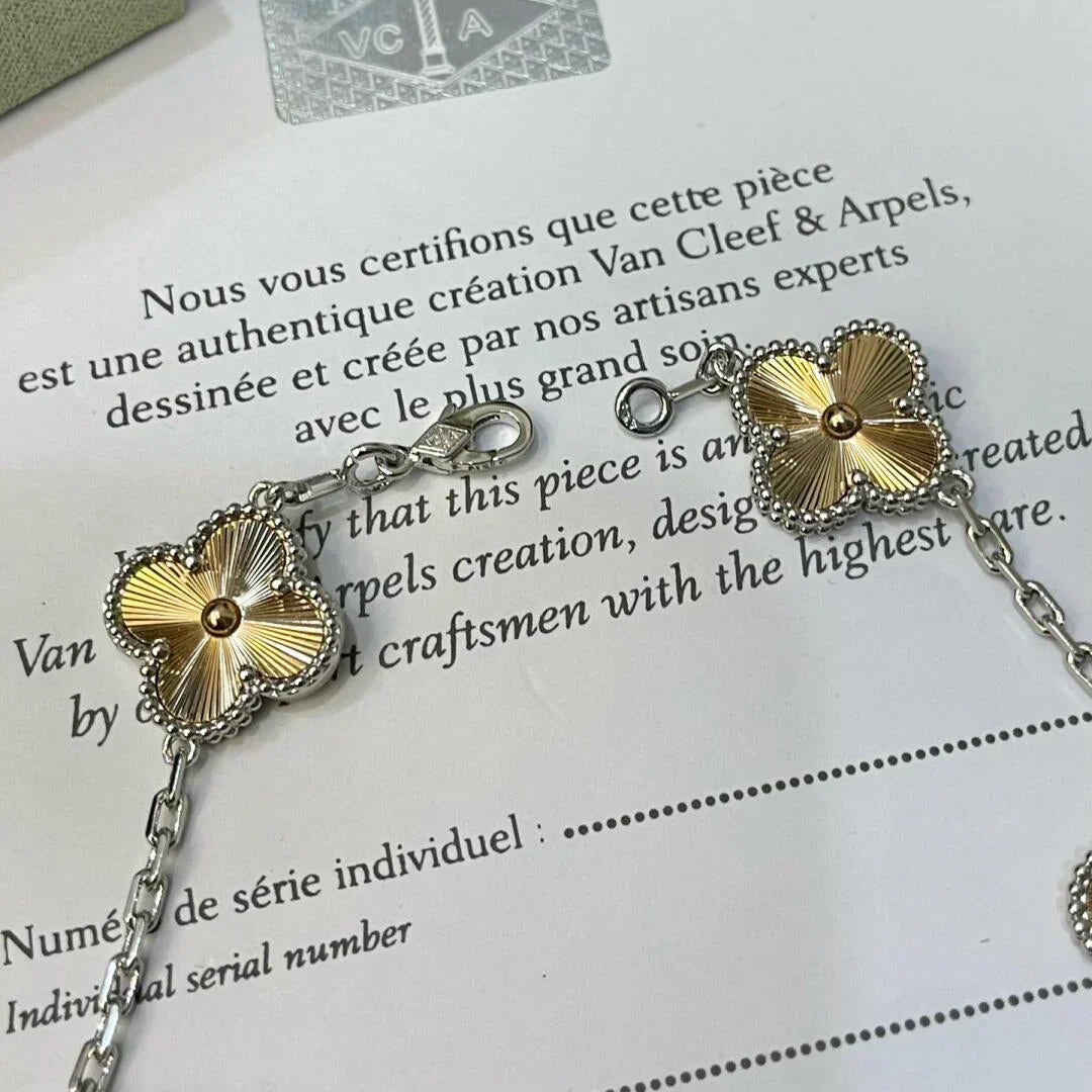 [Star Jewelry] CLOVER 5 MOTIF LASER BRACELET COLLECTION