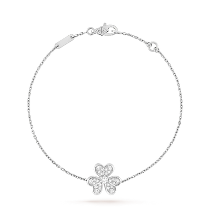 [Star Jewelry]FRIVOLE SILVER FLOWER DIAMOND BRACELET