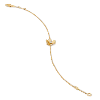 [Star Jewelry]FRIVOLE GOLD FLOWER PINK MALACHITE BRACELET