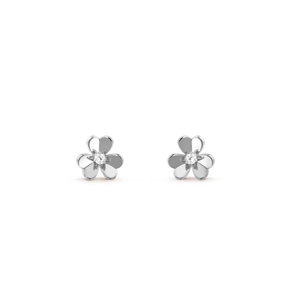 [Star Jewelry]FRIVOLE MINI SILVER FLOWER EARRINGS