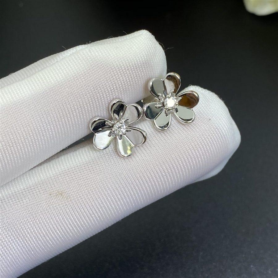 [Star Jewelry]FRIVOLE MINI SILVER FLOWER EARRINGS