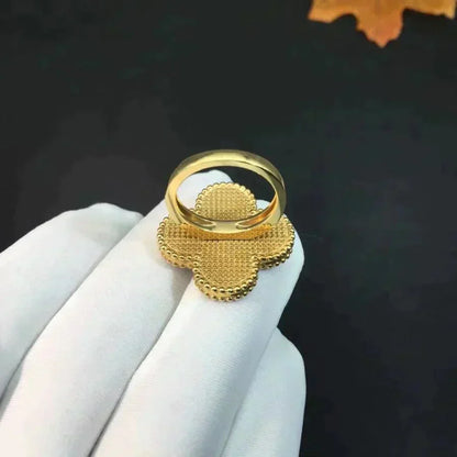 [Star Jewelry]CLOVER MALACHITE RING