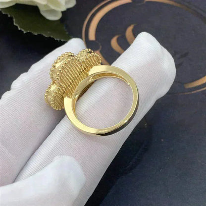 [Star Jewelry]CLOVER WHITE MOP RING