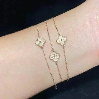 [Star Jewelry]CLOVER SINGLE FLOWER BRACELET