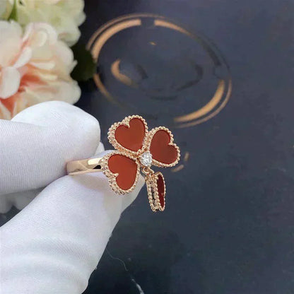 [Star Jewelry]SWEET CLOVER CARNELIAN RING
