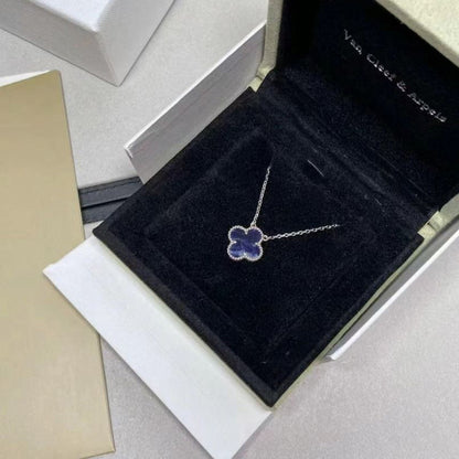 [Star Jewelry]CLOVER 15MM PIETERSITE NECKLACE SILVER