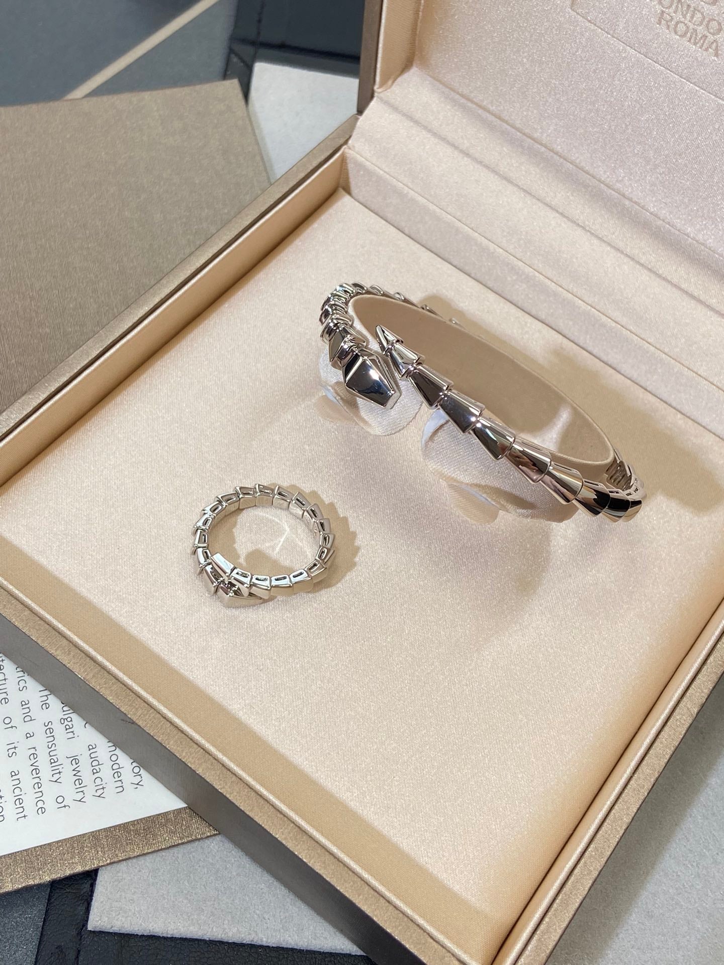 [Star Jewelry]SERPENTI VIPER SILVER BRACELET