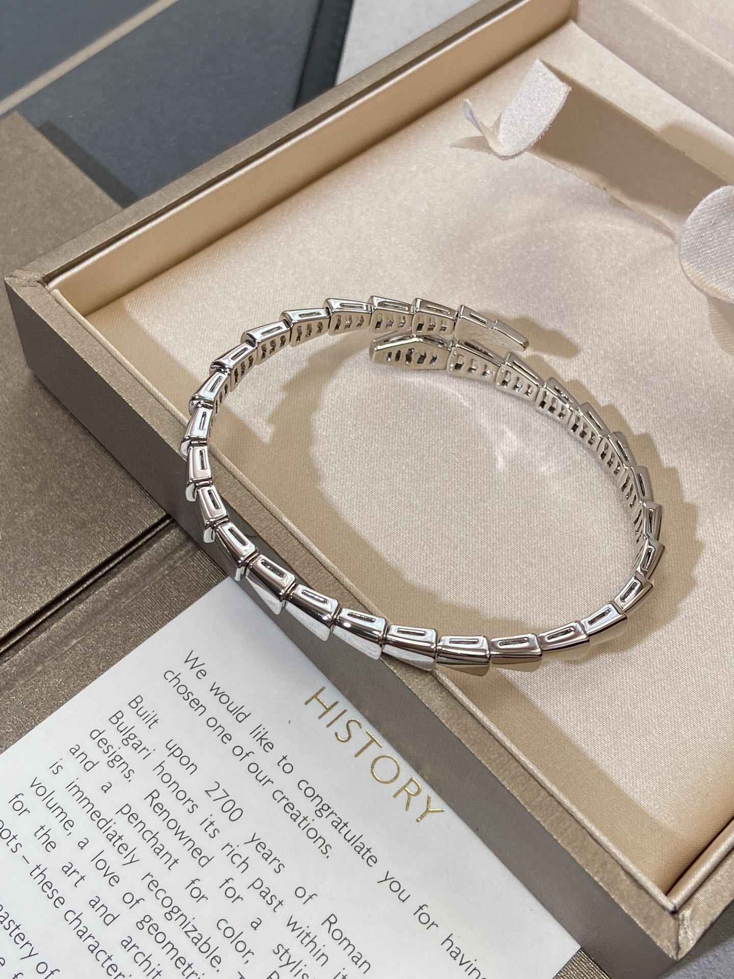 [Star Jewelry]SERPENTI VIPER SILVER BRACELET