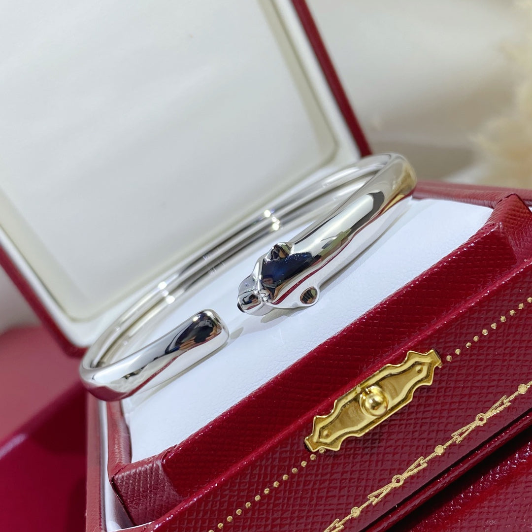 [Star Jewelry]PANTHERE SILVER OPEN BRACELET