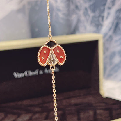 [Star Jewelry]LUCKY SPRING 1 MOTIF PINK GOLD BRACELET