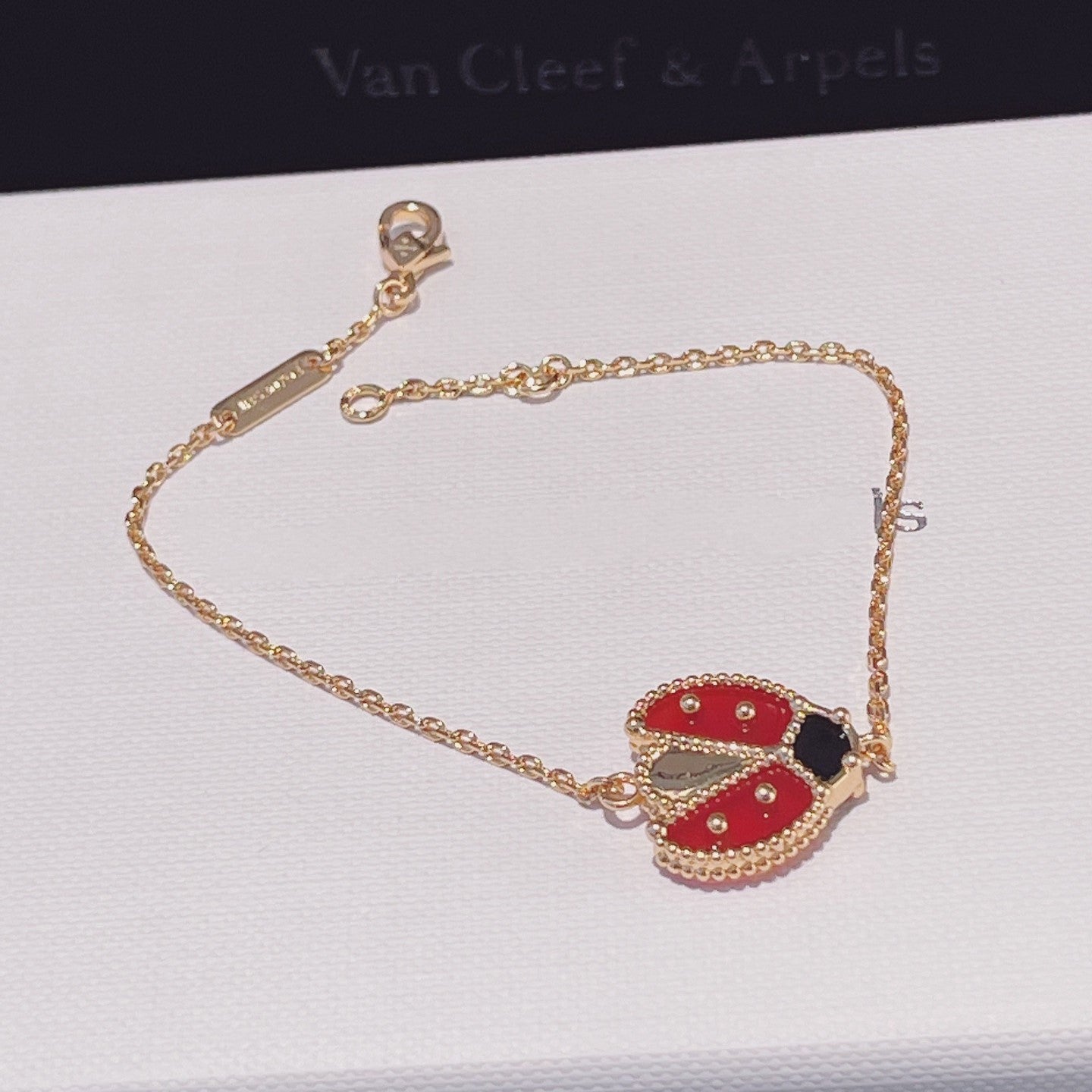[Star Jewelry]LUCKY SPRING 1 MOTIF PINK GOLD BRACELET