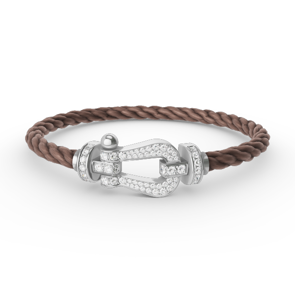 [Star Jewelry]FORCE LARGE HORSESHOE FULL DIAMOND BRACELET SILVER
