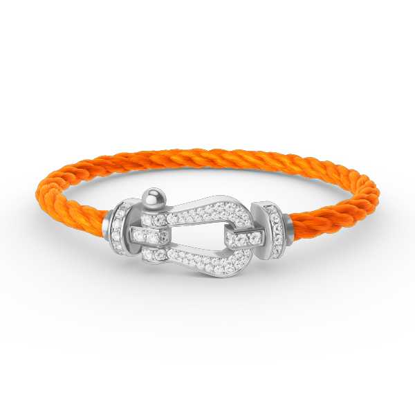 [Star Jewelry]FORCE LARGE HORSESHOE FULL DIAMOND BRACELET SILVER