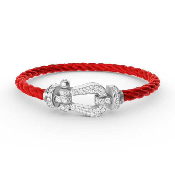 [Star Jewelry]FORCE LARGE HORSESHOE FULL DIAMOND BRACELET SILVER