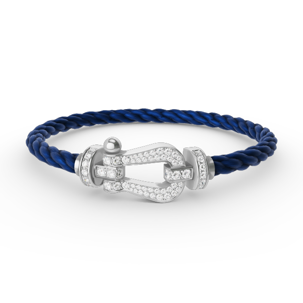 [Star Jewelry]FORCE LARGE HORSESHOE FULL DIAMOND BRACELET SILVER