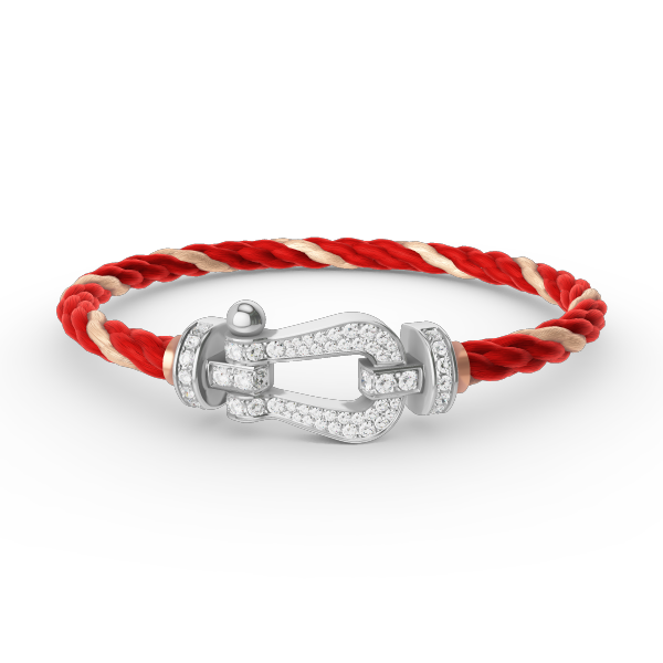[Star Jewelry]FORCE LARGE HORSESHOE FULL DIAMOND BRACELET SILVER