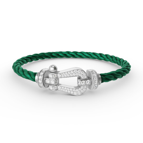 [Star Jewelry]FORCE LARGE HORSESHOE FULL DIAMOND BRACELET SILVER