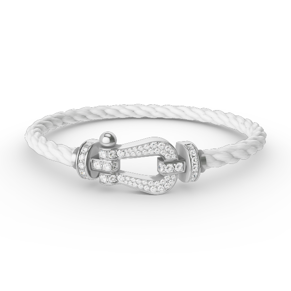 [Star Jewelry]FORCE LARGE HORSESHOE FULL DIAMOND BRACELET SILVER